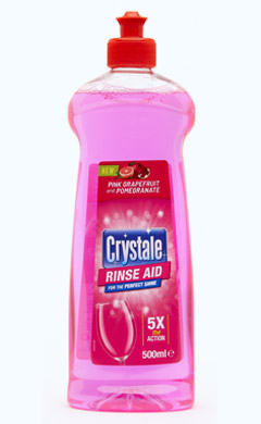 Crystale Rinse Aid Pink Grapefruit and Pomegranate