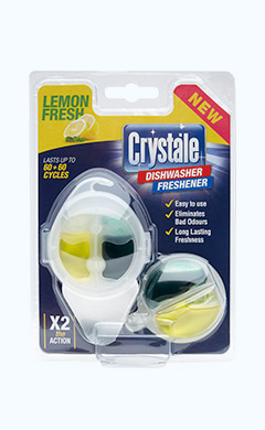 Crystale Dishwasher Freshener, Lemon