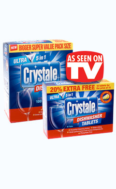 Crystale Dishwasher Tablets - Ultra Five in One